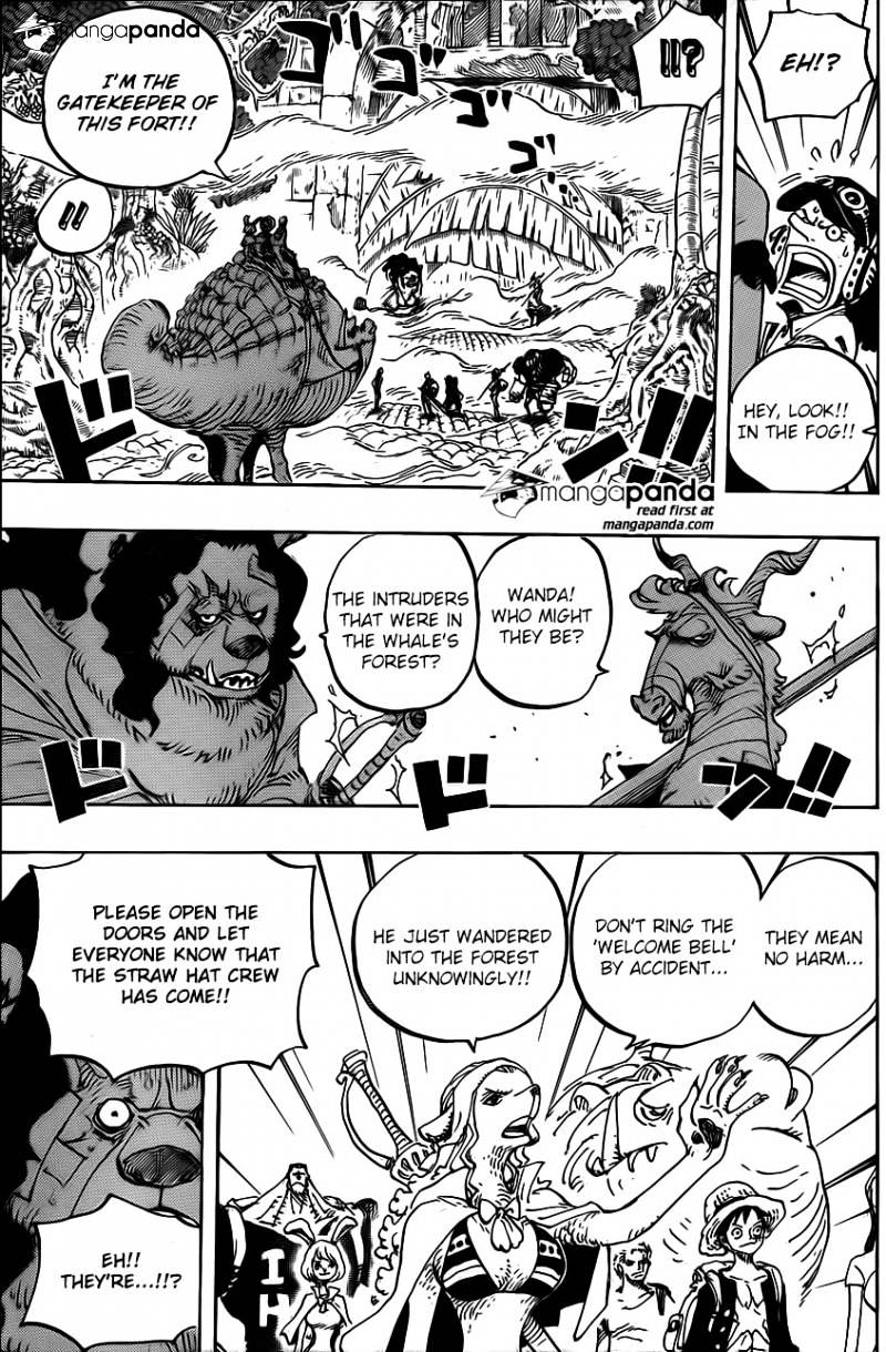 One Piece, Chapter 806 - At the Fort on the Right Belly image 11