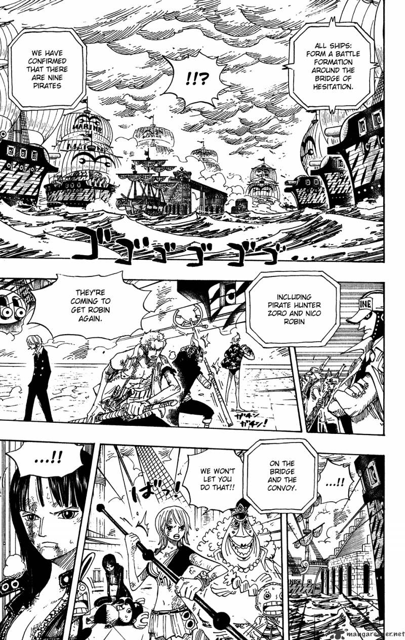 One Piece, Chapter 426 - A Ship Waiting For Wind image 05