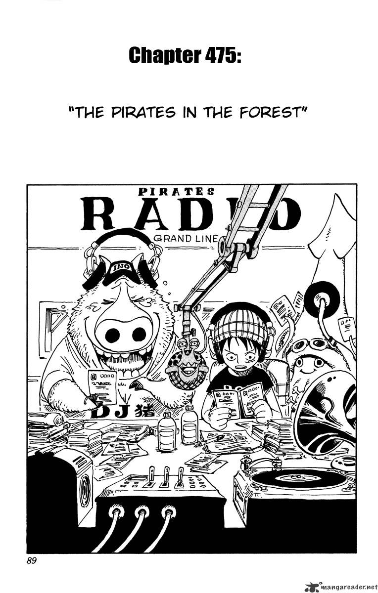 One Piece, Chapter 475 - The Forest Pirates image 01