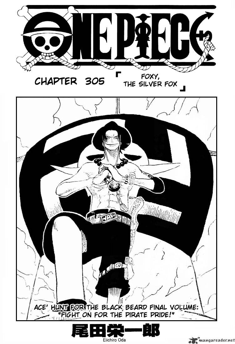 One Piece, Chapter 305 - Foxy, The Silver Fox image 01