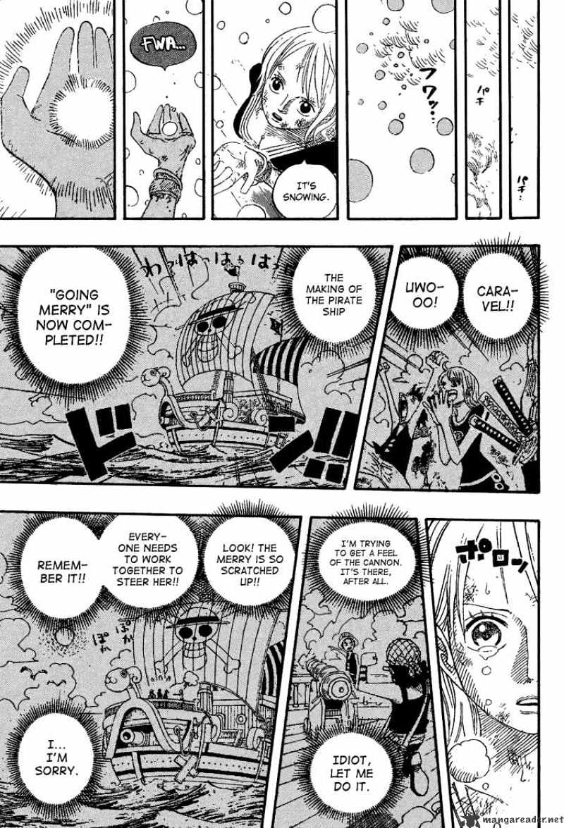 One Piece, Chapter 430 - The Light Falling Snow Of Reminiscence image 13
