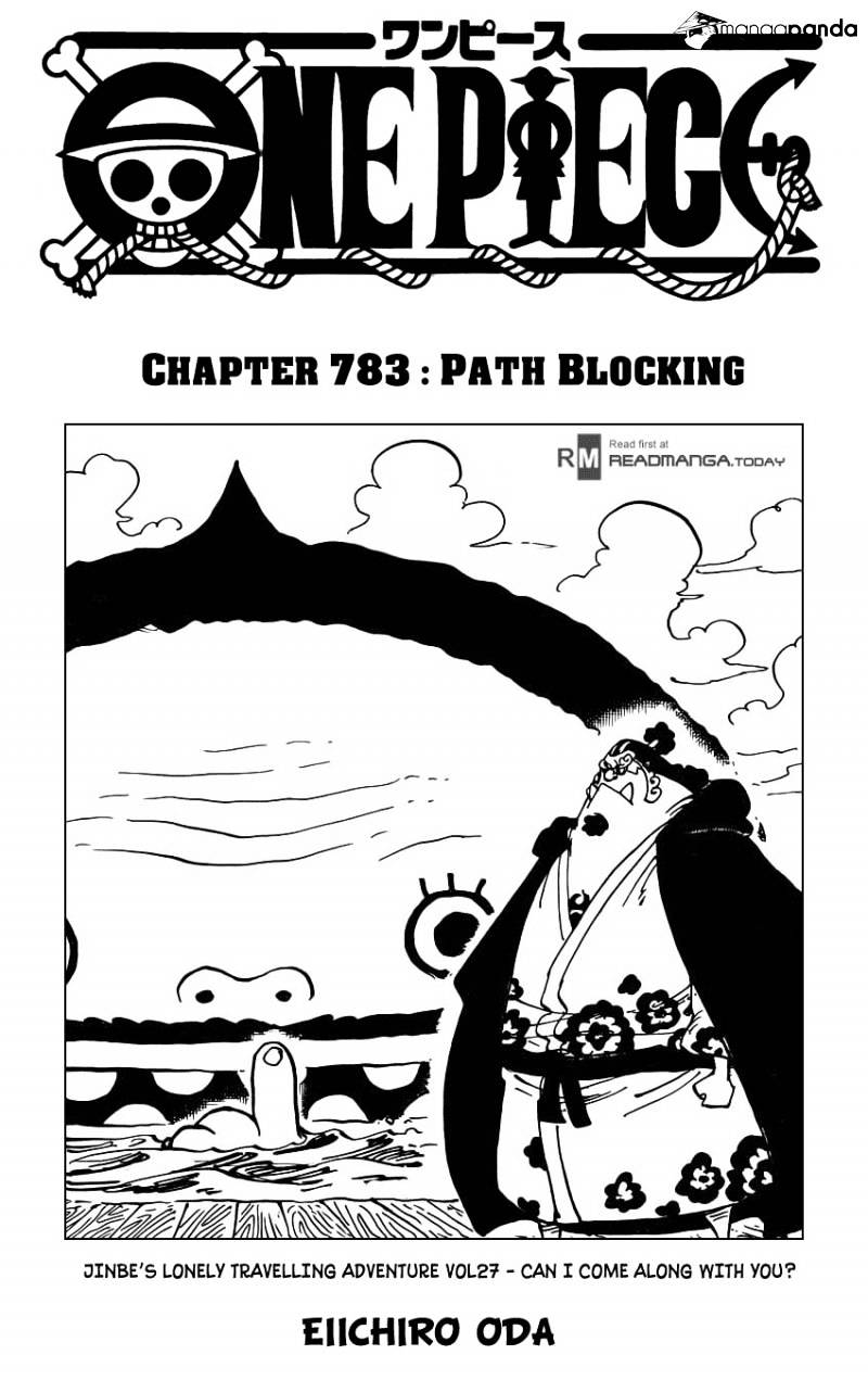 One Piece, Chapter 783 - Path Blocking image 01