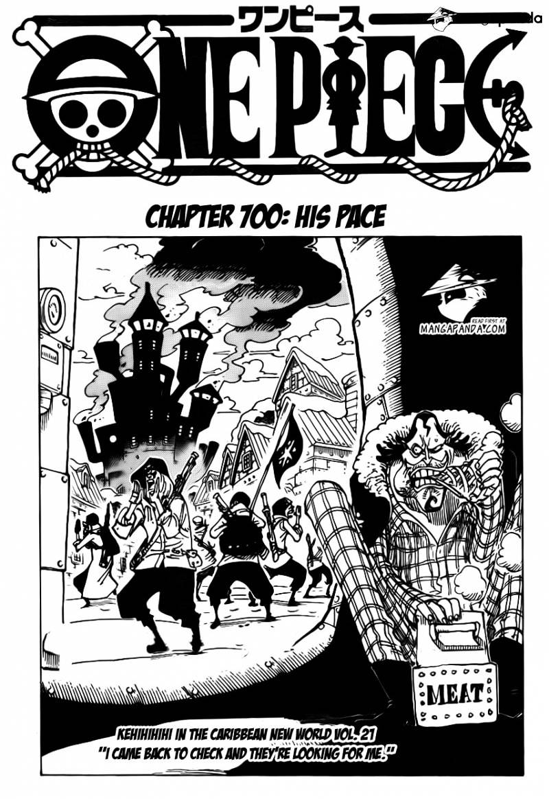 One Piece, Chapter 700 - His Pace image 04