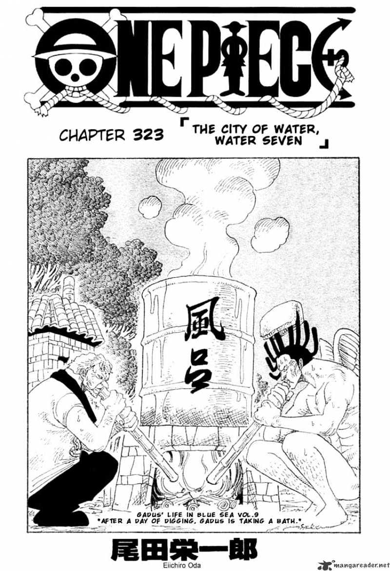 One Piece, Chapter 323 - The City Of Water, Water Seven image 01