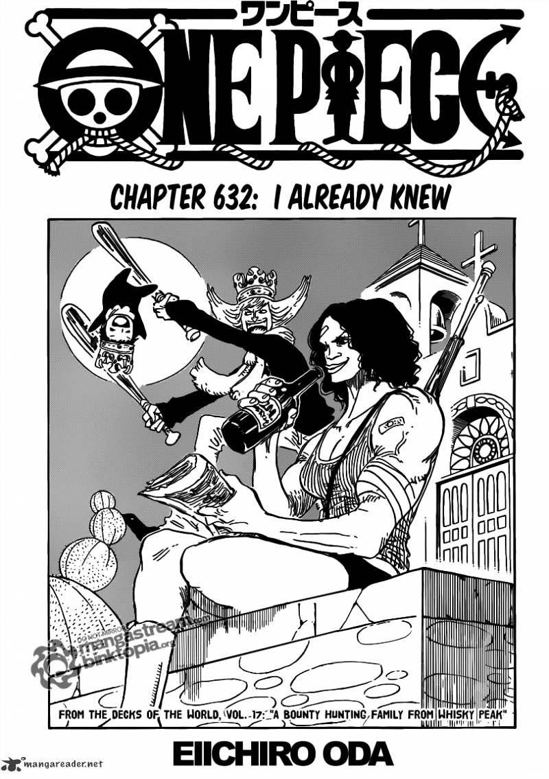 One Piece, Chapter 632 - I Already Knew image 01