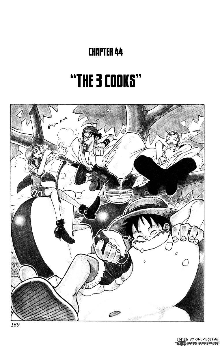 One Piece, Chapter 44 - The Three Chefs image 01