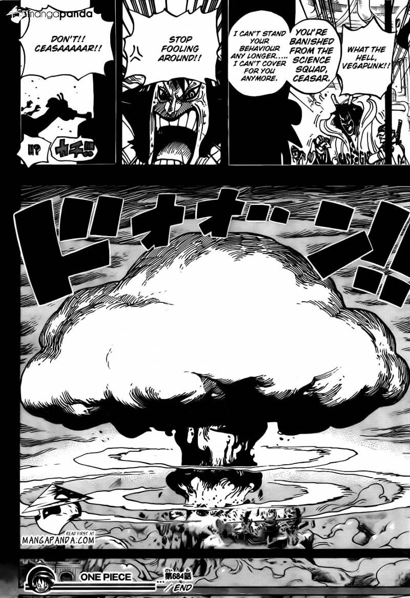 One Piece, Chapter 684 - Stop it, Vegapunk image 18