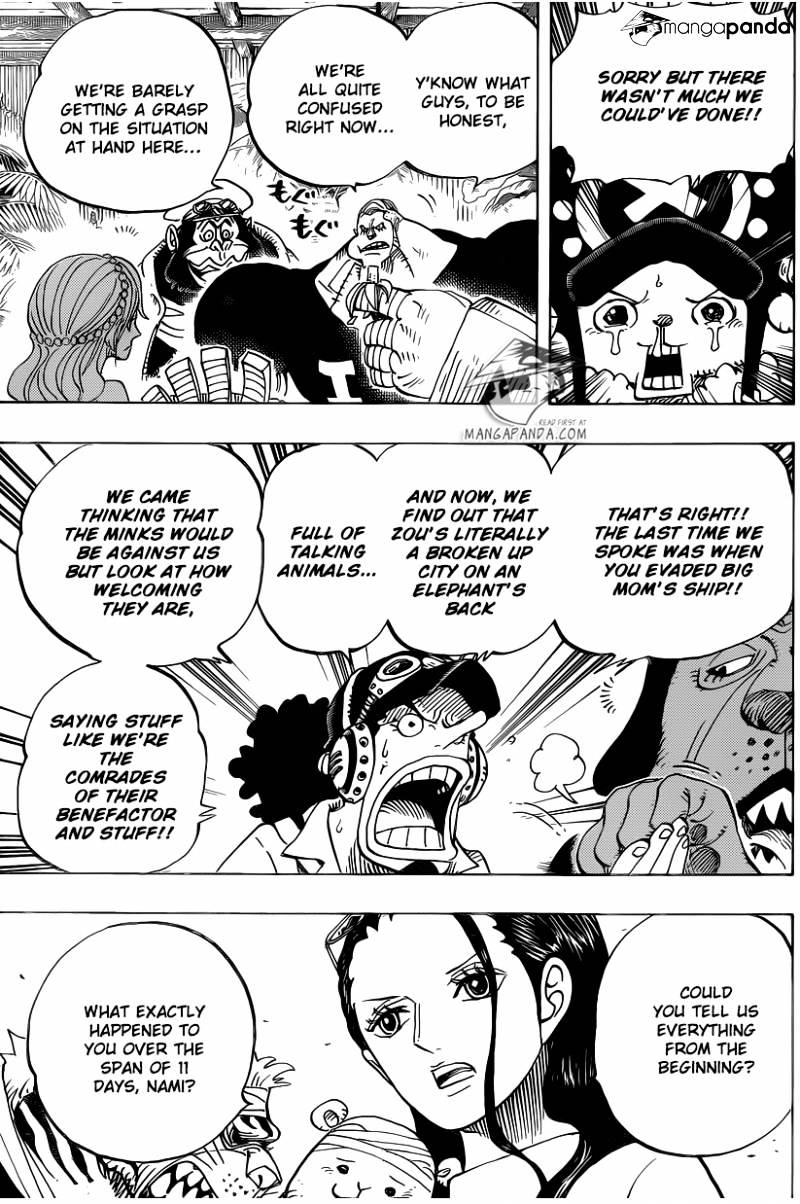 One Piece, Chapter 807 - 10 Days Ago image 06