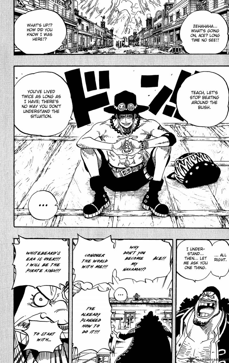 One Piece, Chapter 440 - Firefist Vs Blackbeard image 12