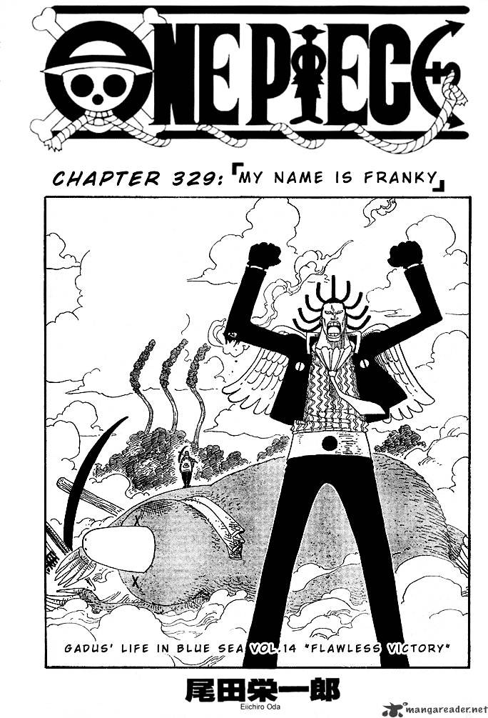 One Piece, Chapter 329 - My Name Is Franky image 01