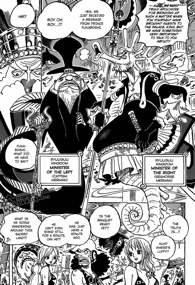 One Piece, Chapter 612 - Brought By The Shark They Saved image 14