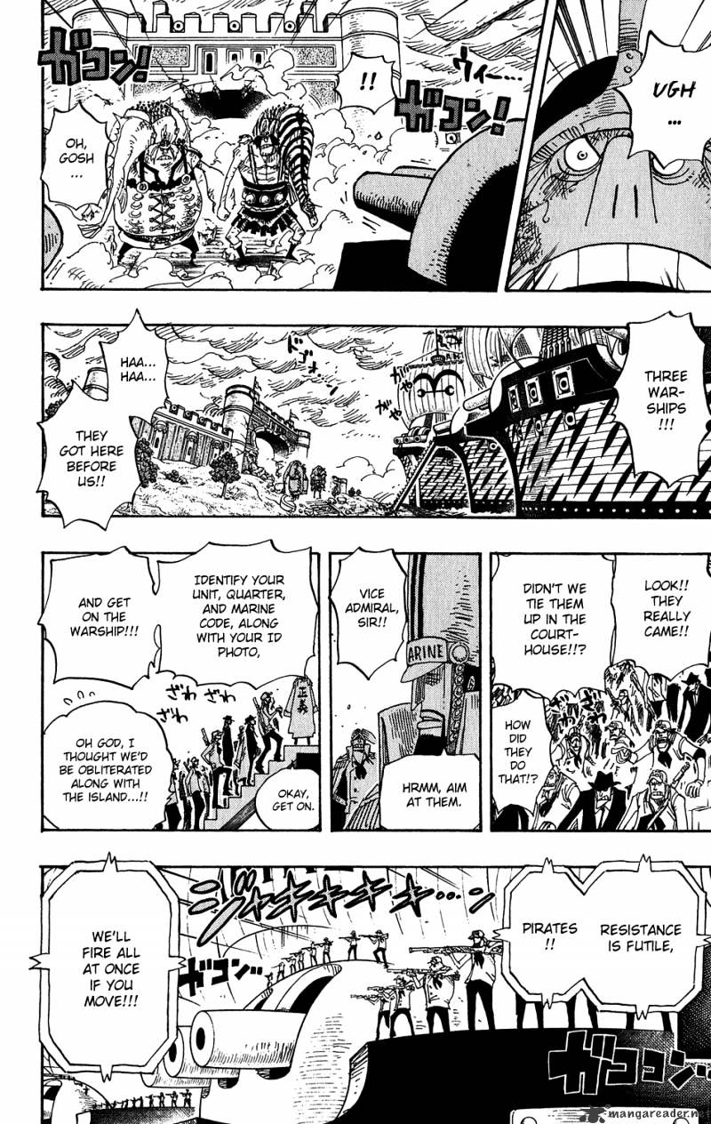 One Piece, Chapter 424 - Escape Ship image 05
