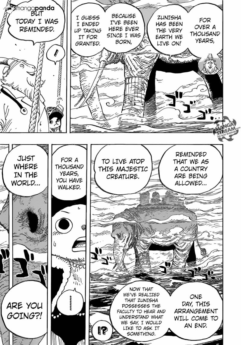 One Piece, Chapter 822 - Descending the Elephant image 05