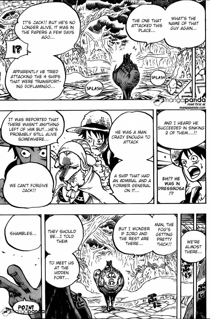 One Piece, Chapter 806 - At the Fort on the Right Belly image 09