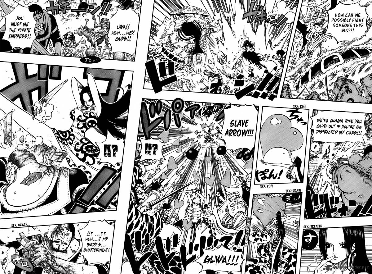 One Piece, Chapter 555 - Oars and his hat image 05