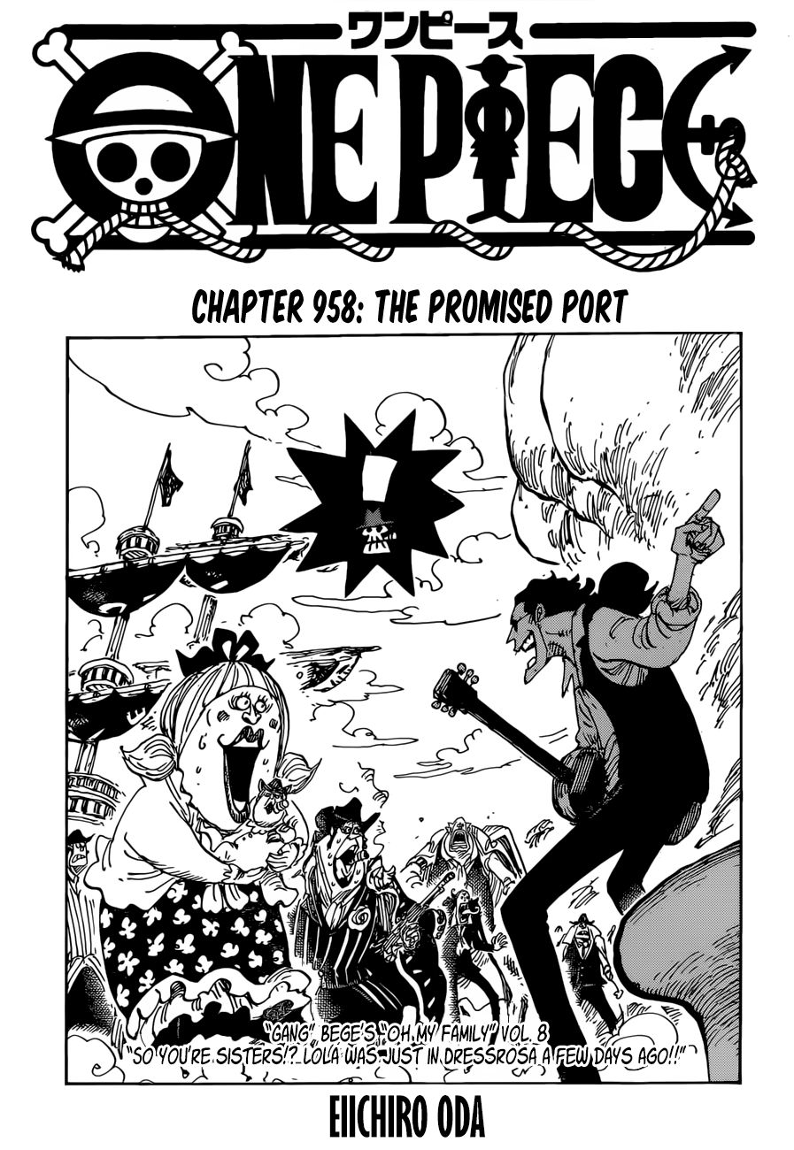 One Piece, Chapter 958 - The Promised Port image 01