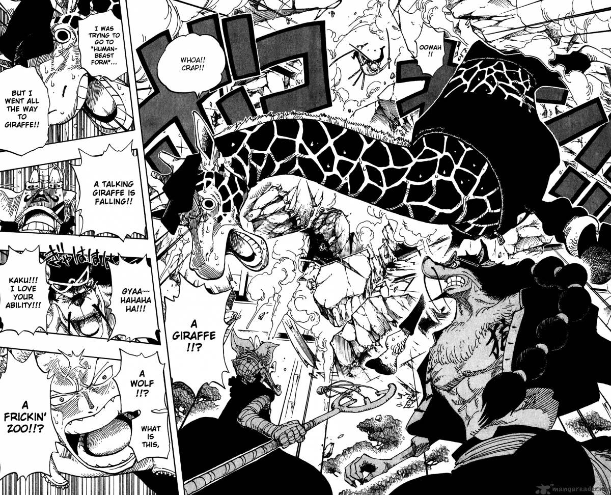One Piece, Chapter 401 - Pirates Vs CP9 image 17