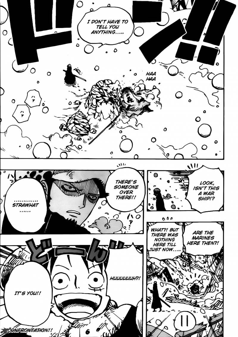 One Piece, Chapter 662 - Shichibukai Law vs Vice Admiral Smoker image 19