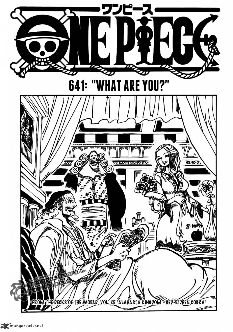 One Piece, Chapter 641 - What Are You image 01
