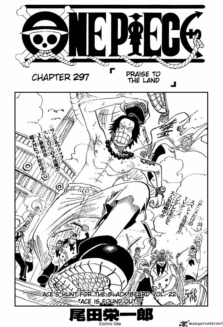 One Piece, Chapter 297 - Praise To The Land image 01