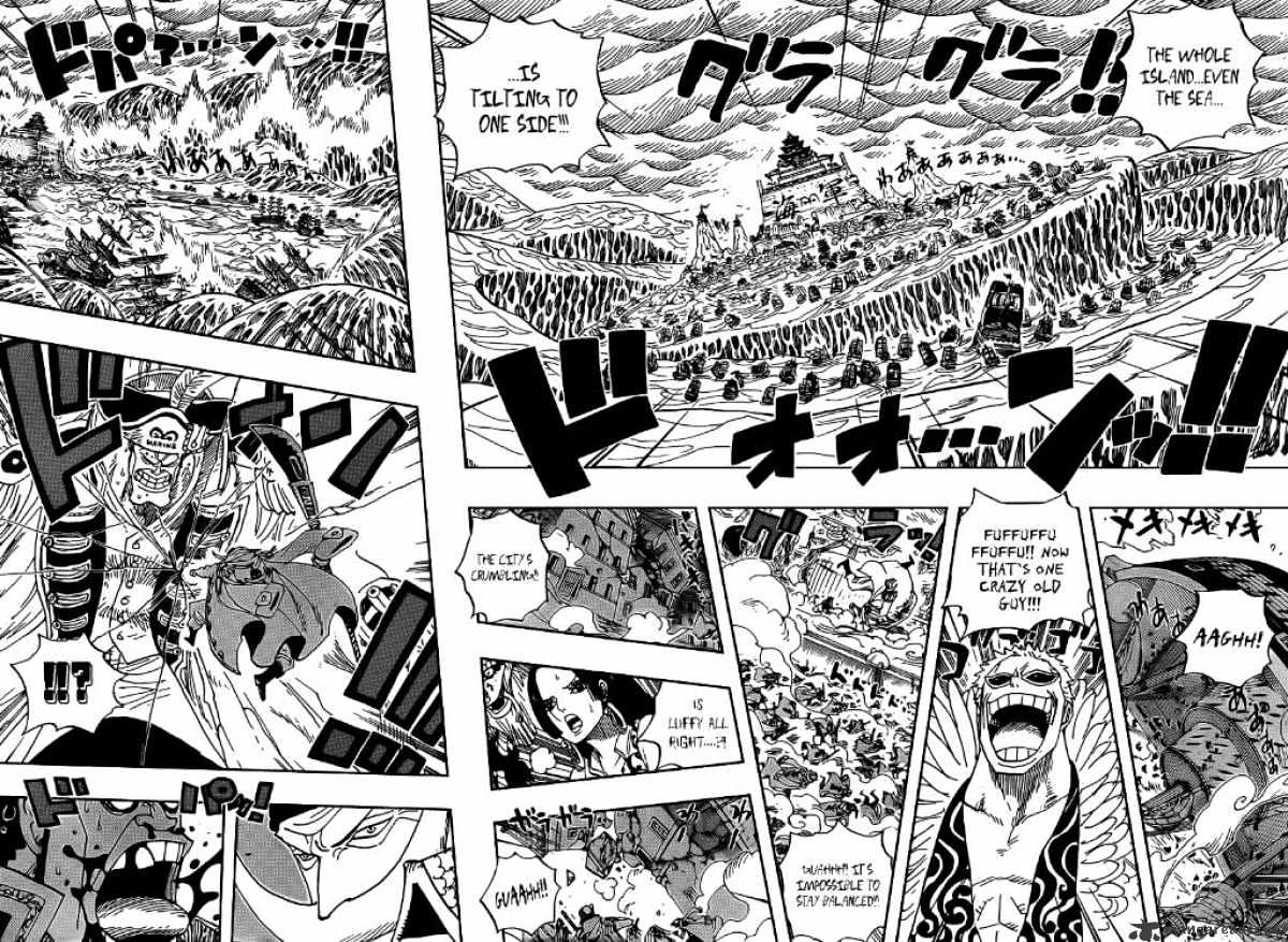 One Piece, Chapter 564 - The Man Who Shakes The World image 08