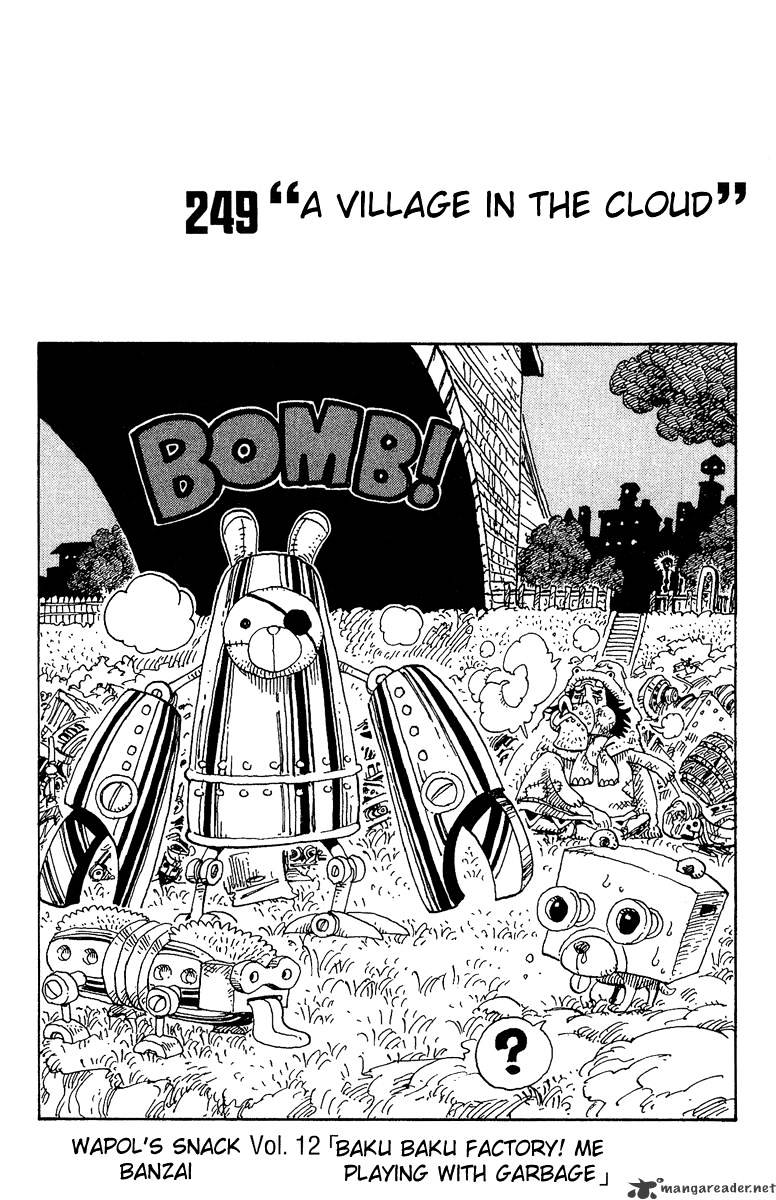 One Piece, Chapter 249 - A Village In The World image 01
