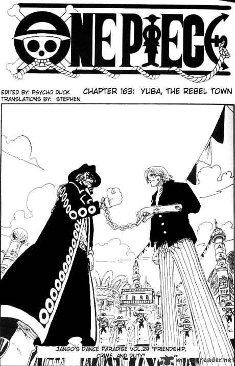 One Piece, Chapter 163 - Yuba, the Rebel Town image 01