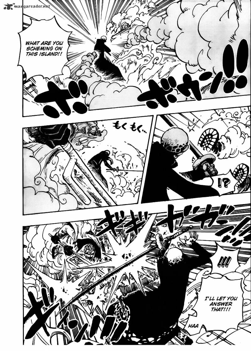 One Piece, Chapter 662 - Shichibukai Law vs Vice Admiral Smoker image 16