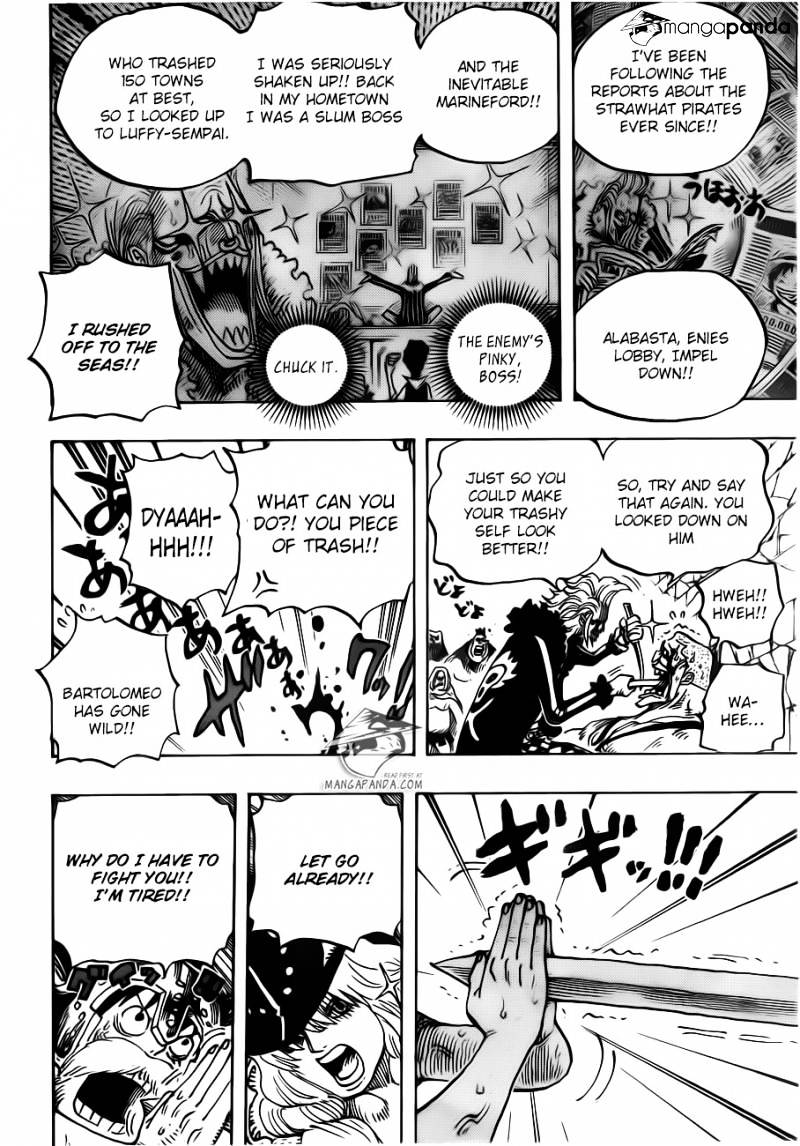 One Piece, Chapter 720 - Convict Gladiators image 08