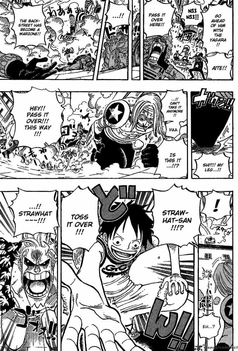 One Piece, Chapter 436 - Pants From Fankyhouse image 14