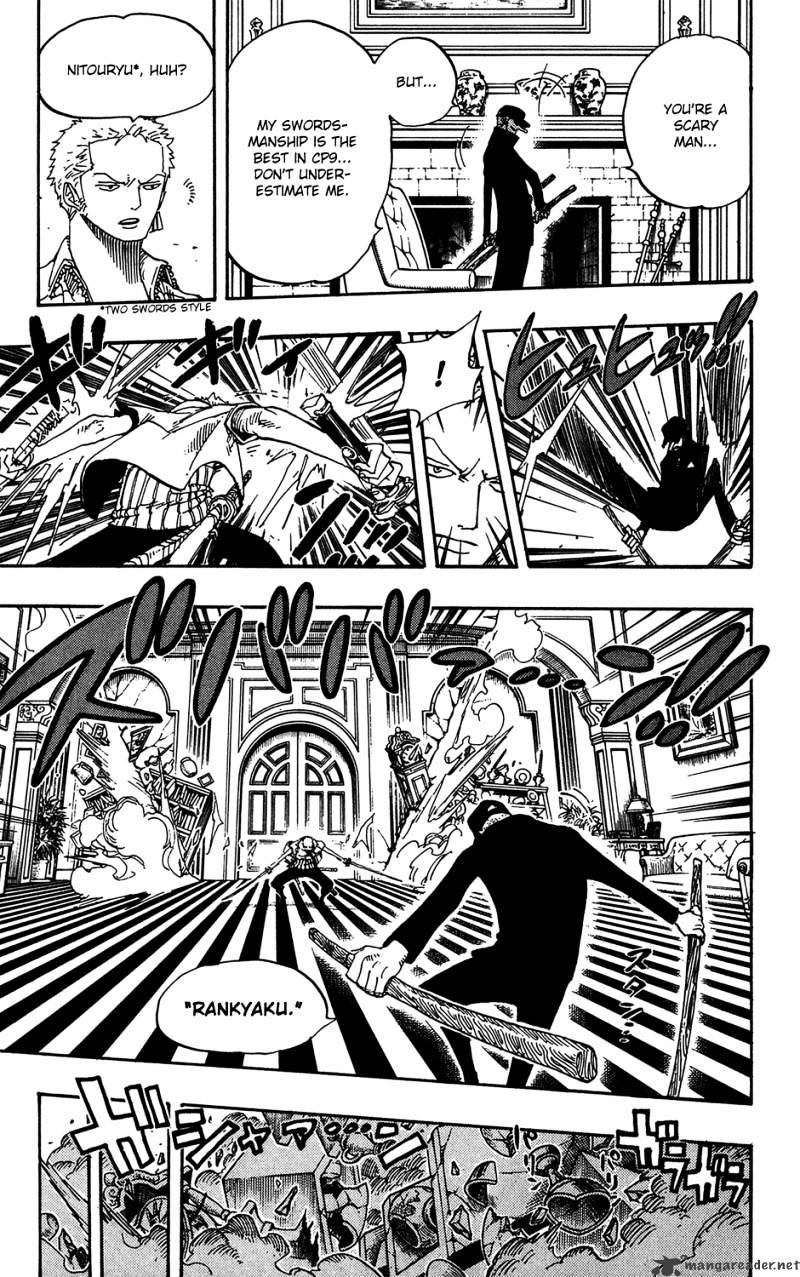 One Piece, Chapter 401 - Pirates Vs CP9 image 05