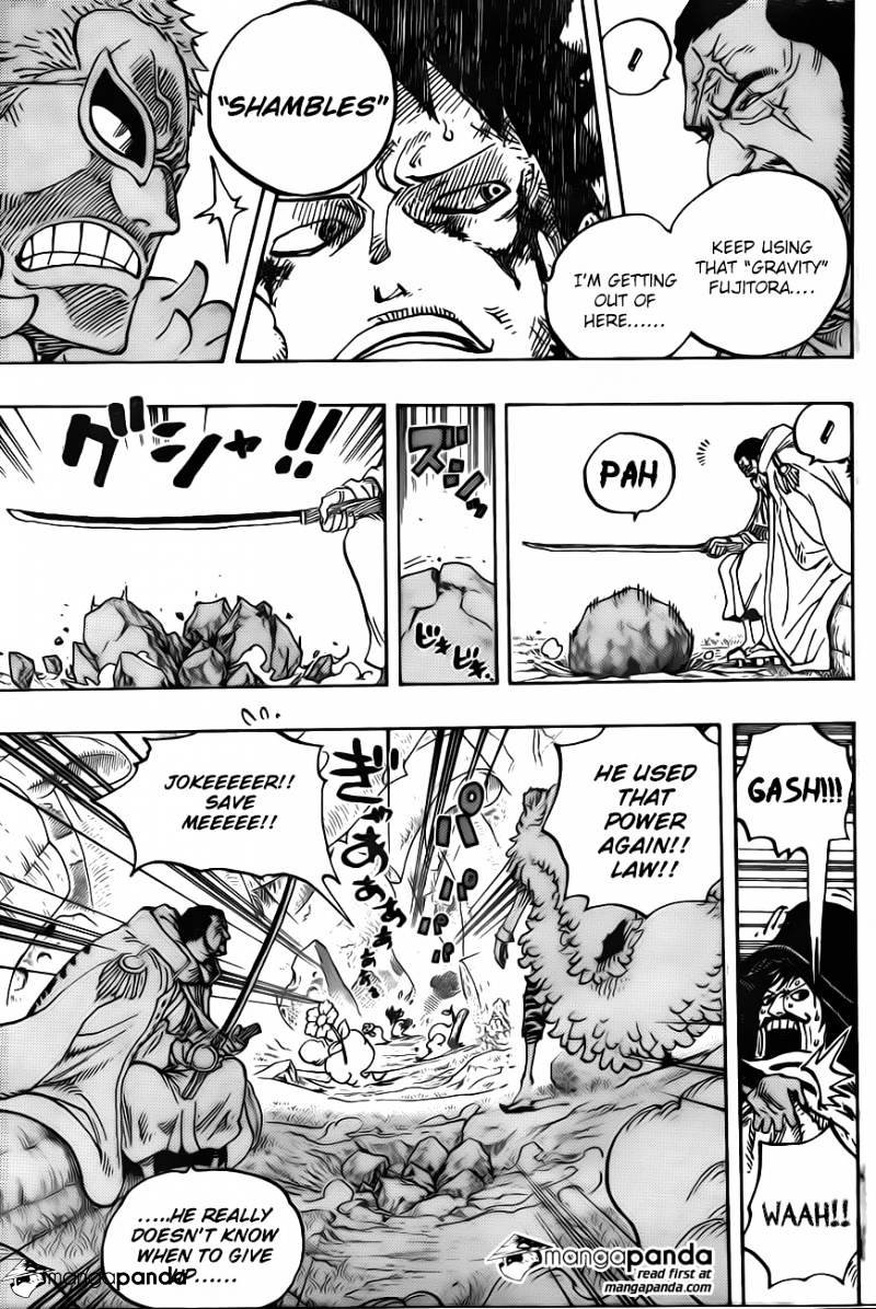 One Piece, Chapter 723 - A change of plans image 15