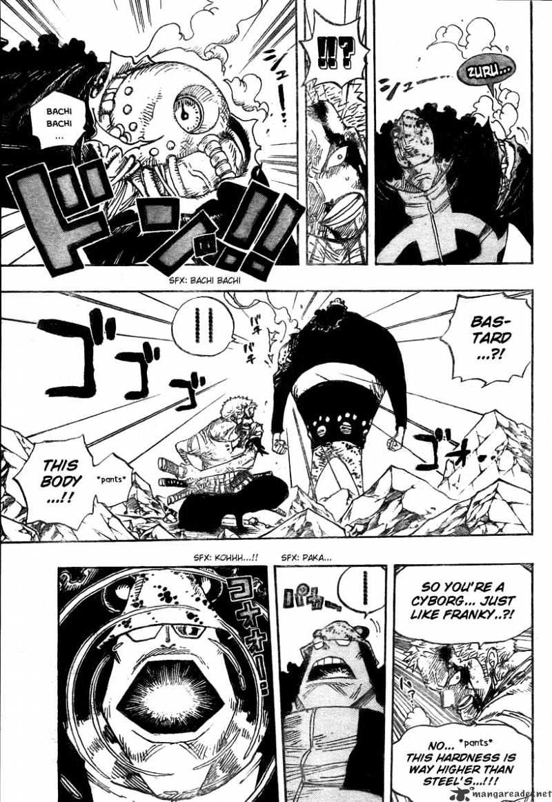 One Piece, Chapter 485 - Member of the Strawhat Crew - Pirate Hunter Zoro image 07