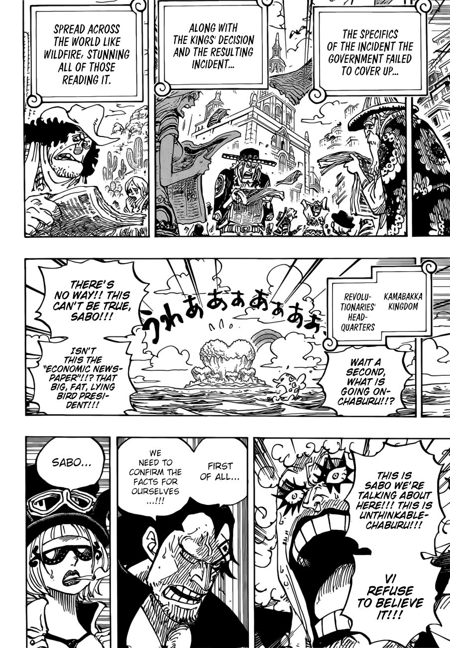 One Piece, Chapter 956 - Big News image 10