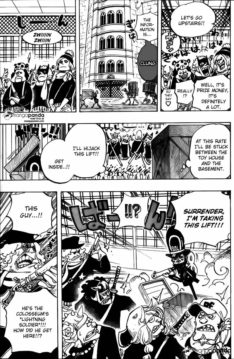 One Piece, Chapter 733 - What mr. Soldier wants image 12