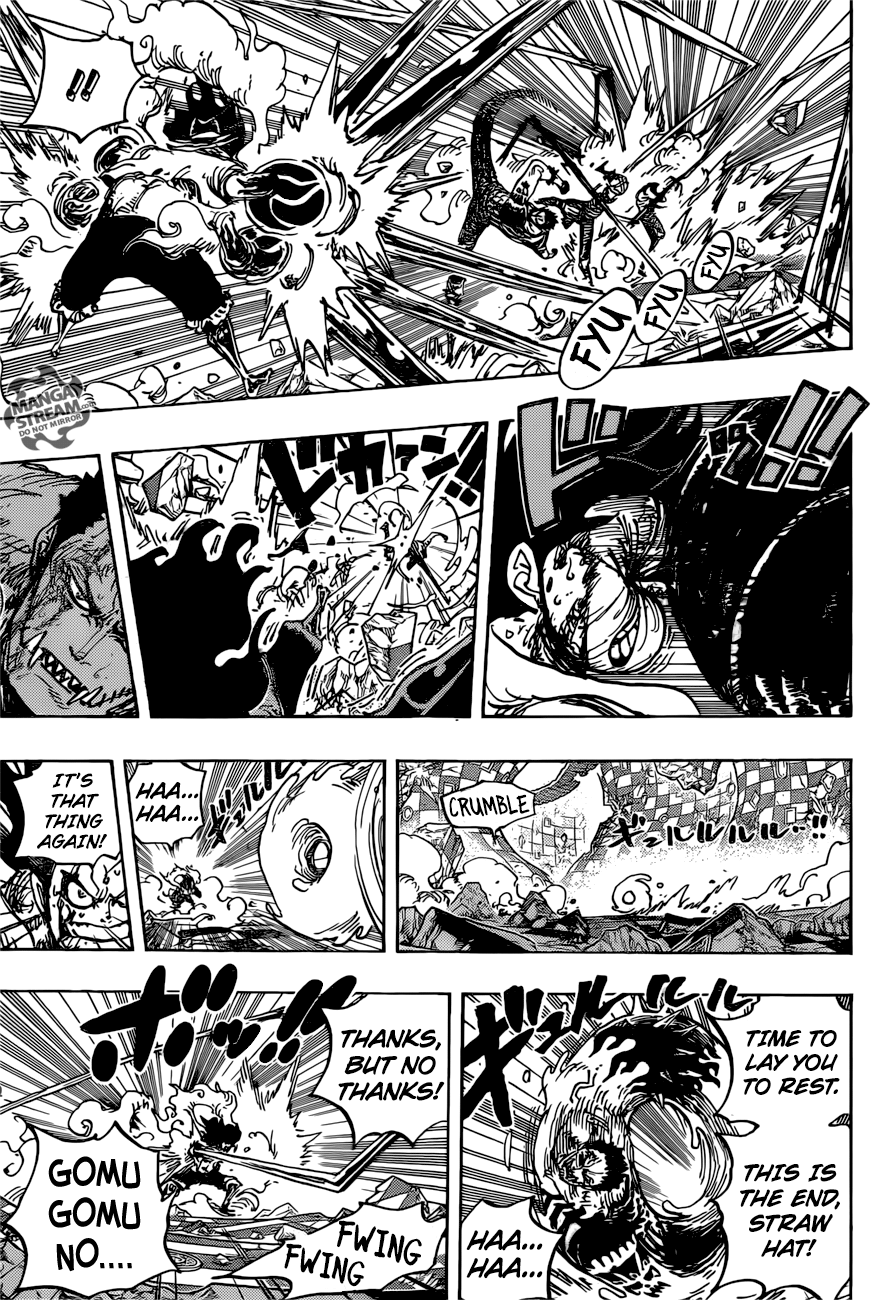 One Piece, Chapter 895 - Luffy the Pirate vs. Commander Dogtooth image 15