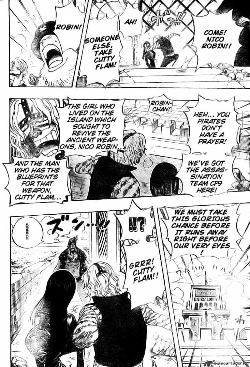One Piece, Chapter 399 - Jump To The Fall!! image 07