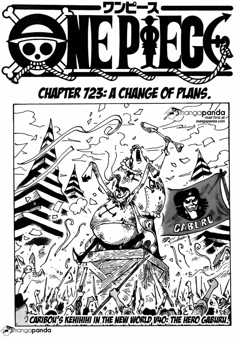 One Piece, Chapter 723 - A change of plans image 03