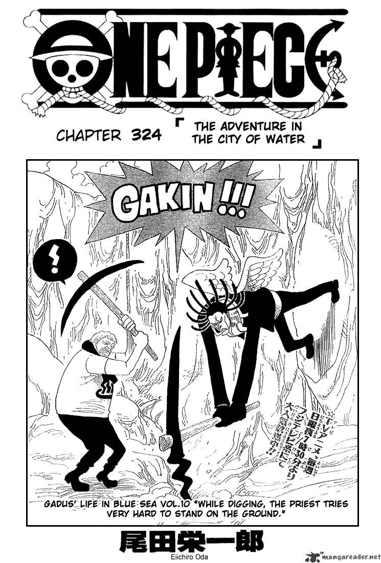 One Piece, Chapter 324 - The Adventure In The City Of Water image 01