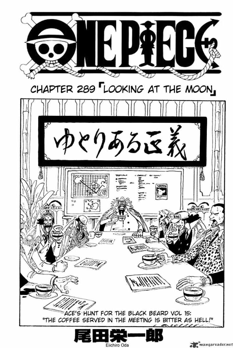 One Piece, Chapter 289 - Looking At The Moon image 01