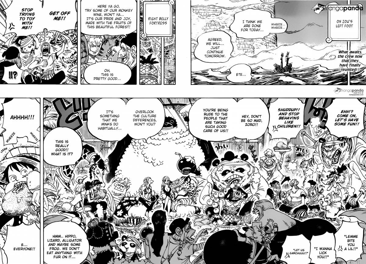 One Piece, Chapter 807 - 10 Days Ago image 02
