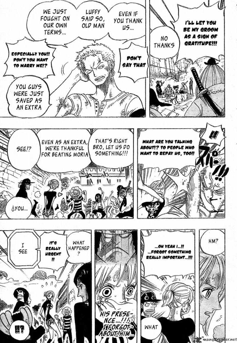 One Piece, Chapter 483 - The End of the Dream image 13