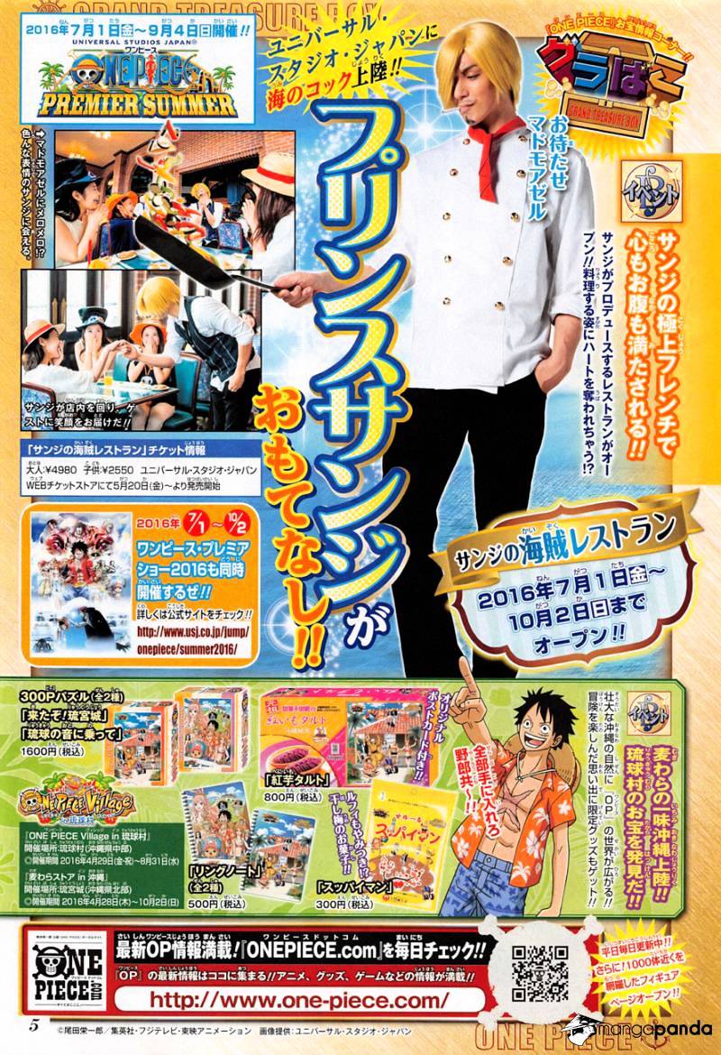 One Piece, Chapter 824 - Little Pirate Games image 02