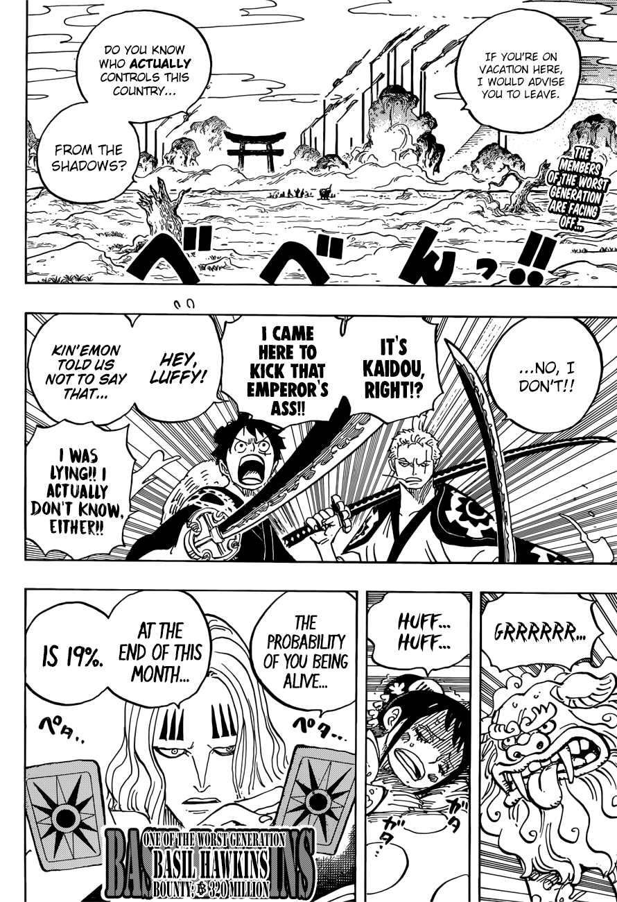 One Piece, Chapter 913 - Tsuru Repays the Favour image 03