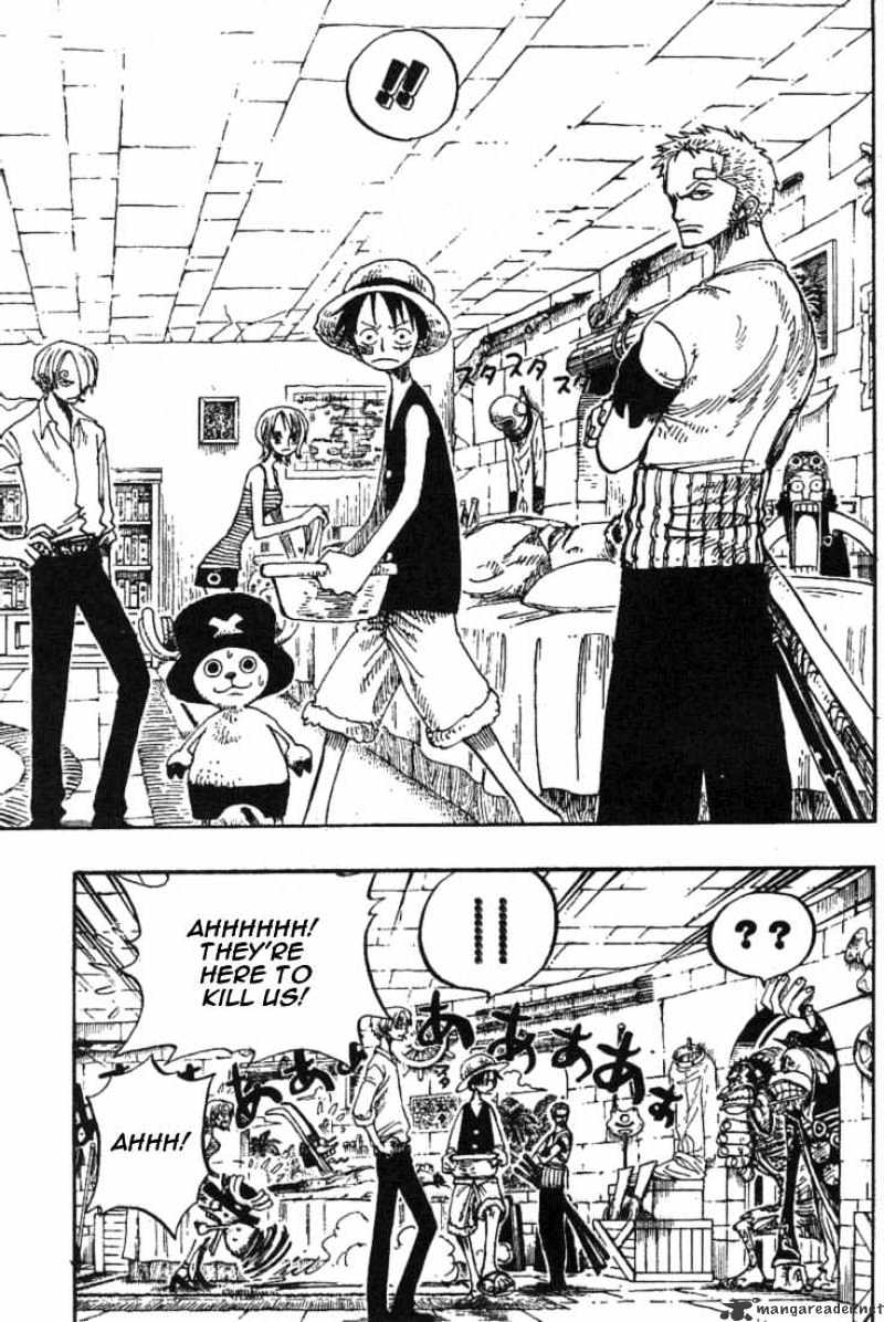 One Piece, Chapter 228 - United Primate Armed Forces Chief Captain-Monbran Cricket image 03