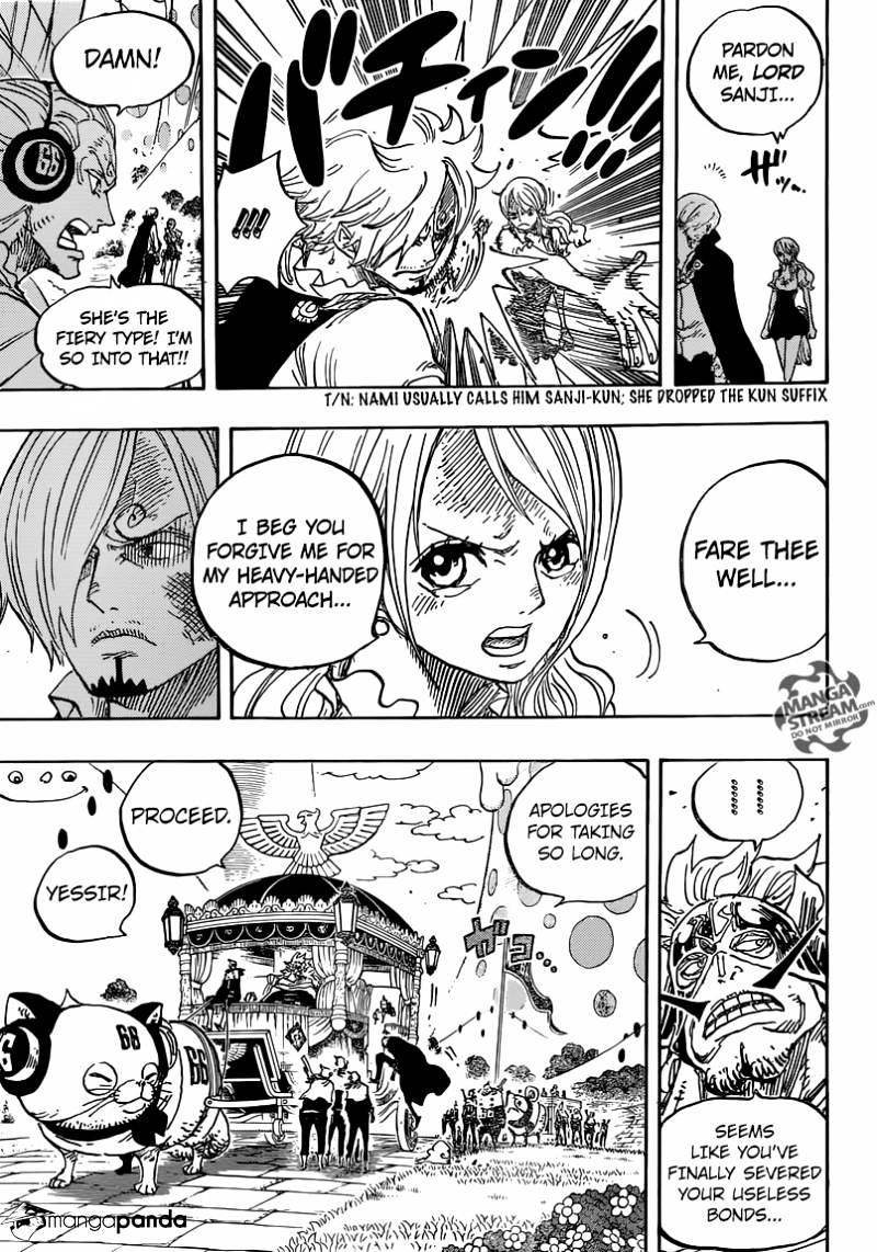 One Piece, Chapter 844 - Luffy vs. Sanji image 15