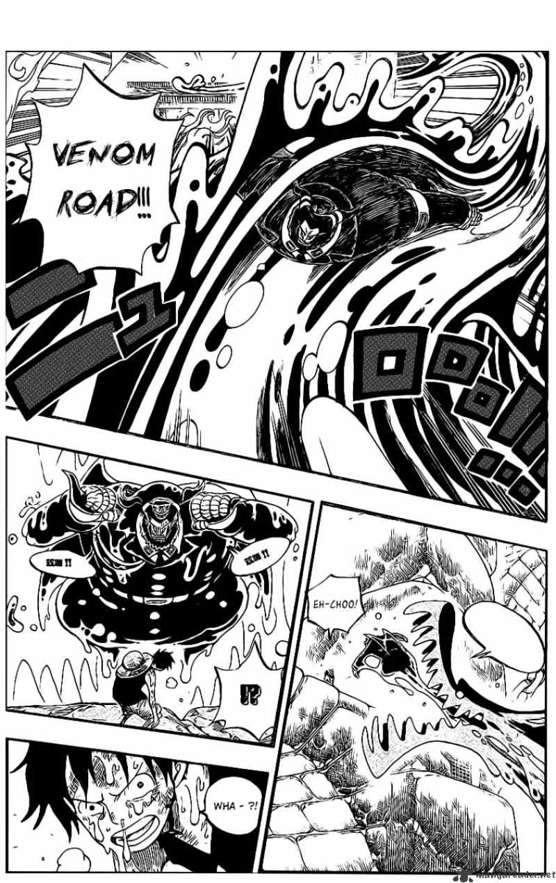 One Piece, Chapter 534 - Chief Warden Magellan vs Pirate Luffy image 12