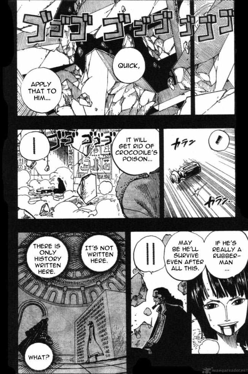 One Piece, Chapter 218 - Lock Post And Why It