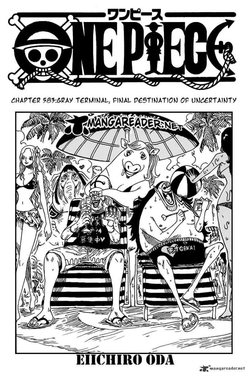 One Piece, Chapter 583 - Gray Terminal, Final Destination of Uncertainty image 02