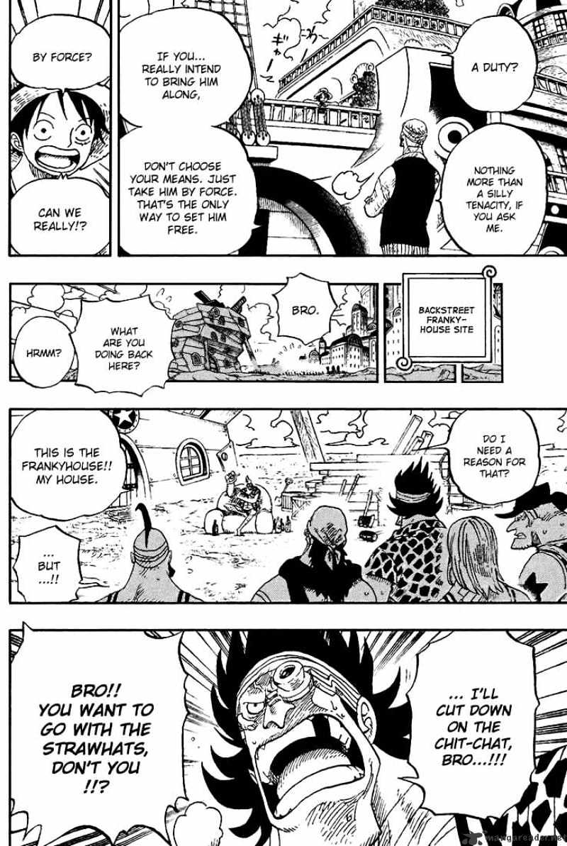 One Piece, Chapter 436 - Pants From Fankyhouse image 09